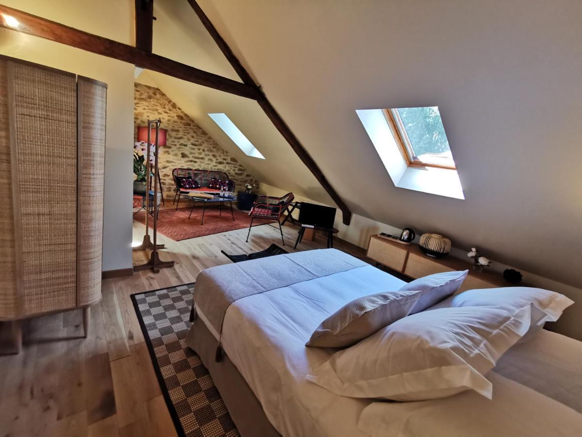 Maison D'Hotes Les Jardins Saint Eloi Le Lonzac Exteriör bild